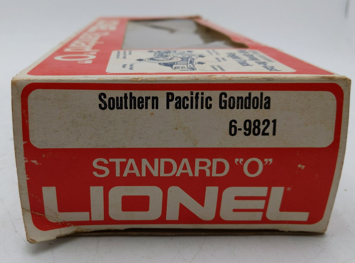 Lionel 6-9821 O Gauge Southern Pacific Gondola w/ Load LN/Box