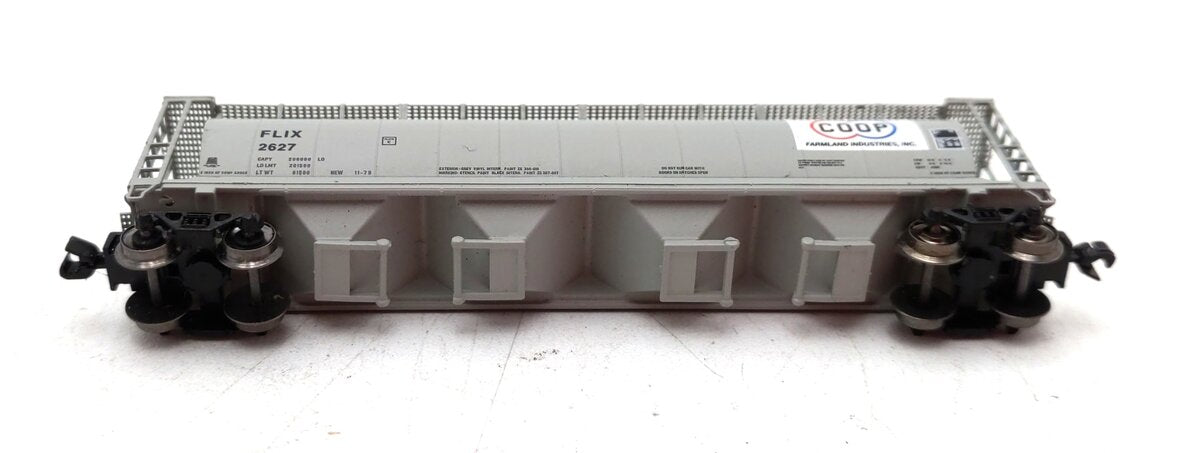 InterMountain 85108-03 Z Scale FLIX 4 Bay Cylindrical Hopper #2627 NIB
