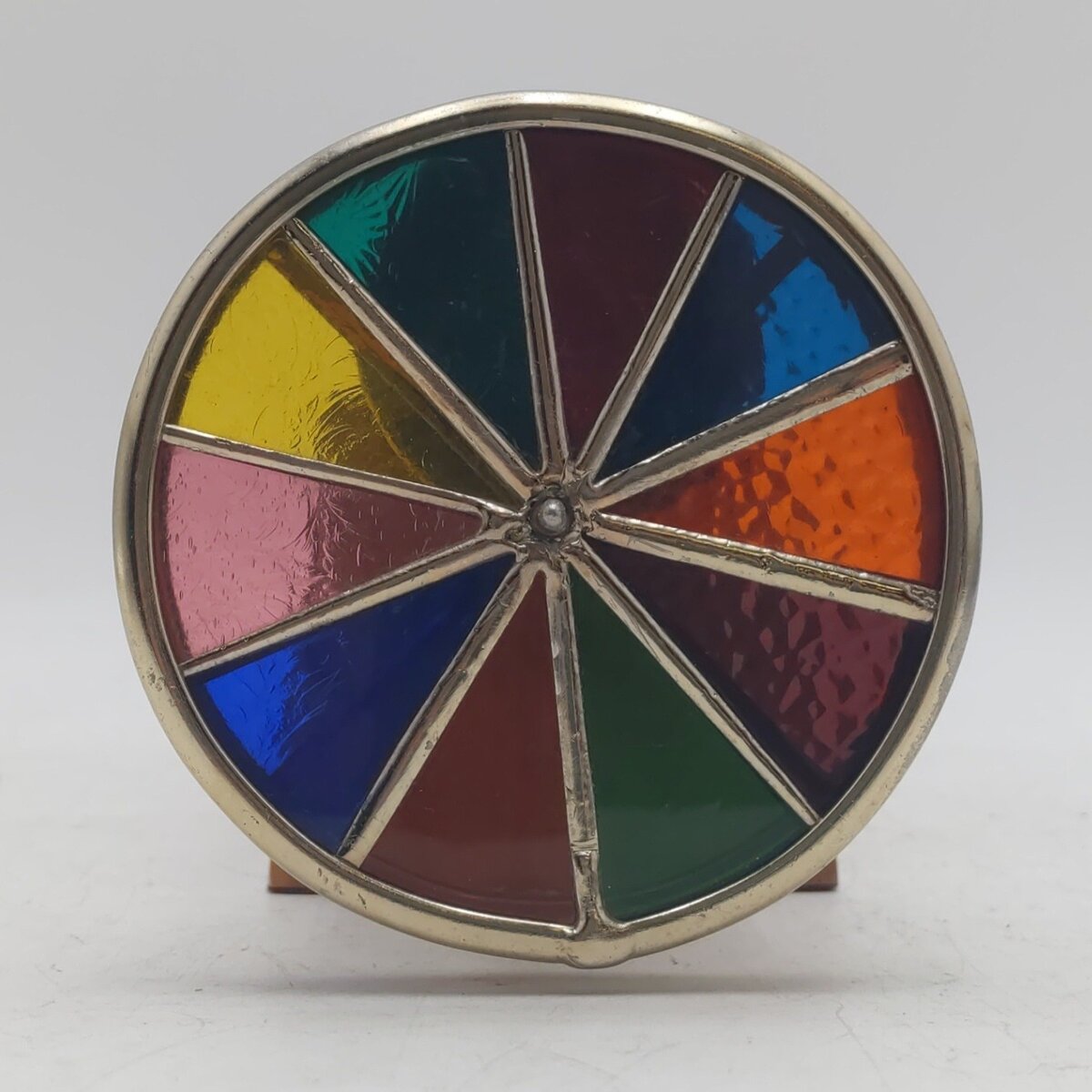 13" Brass Kaleidoscope & Stand VG