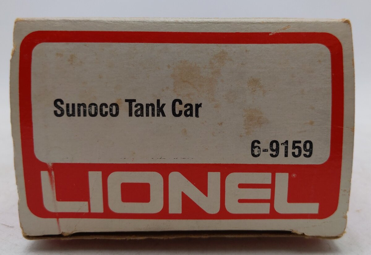 Lionel 6-9159 O Gauge Sunoco Chrome Single Dome Tank Car EX/Box