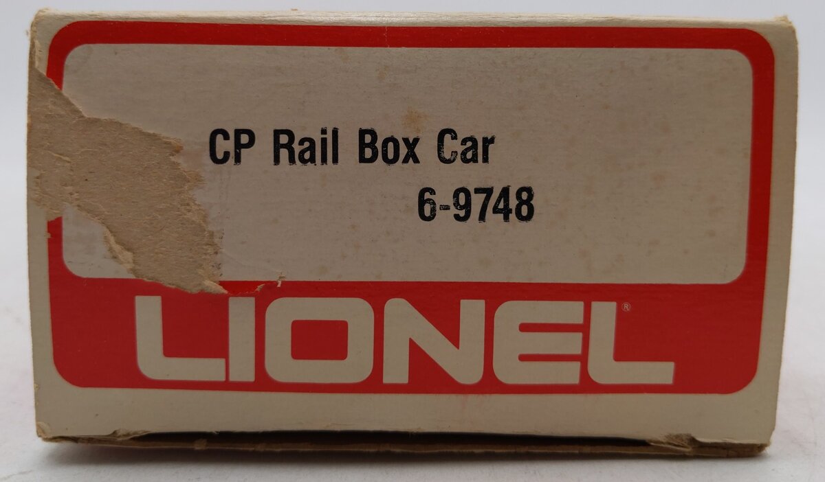 Lionel 6-9748 O Gauge CP Rail Blue Boxcar #9748 EX/Box
