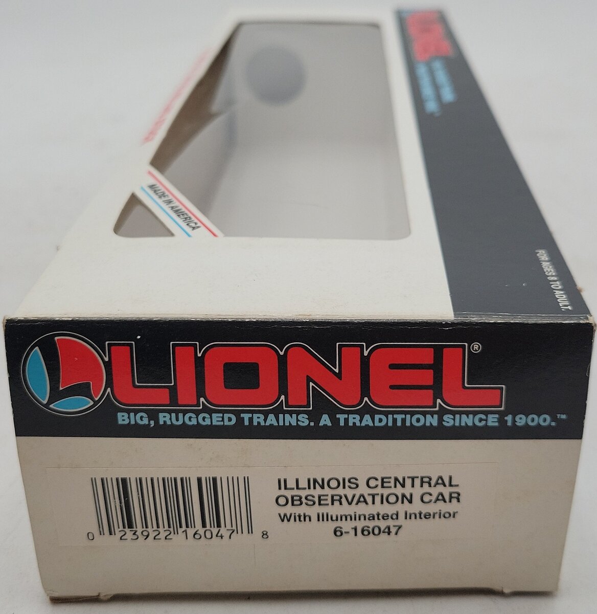 Lionel 6-16047 O Gauge Illinois Central Observation Car NIB