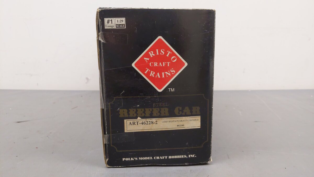 Aristo-Craft 46228 G Santa Fe "Scout" Reefer VG/Box
