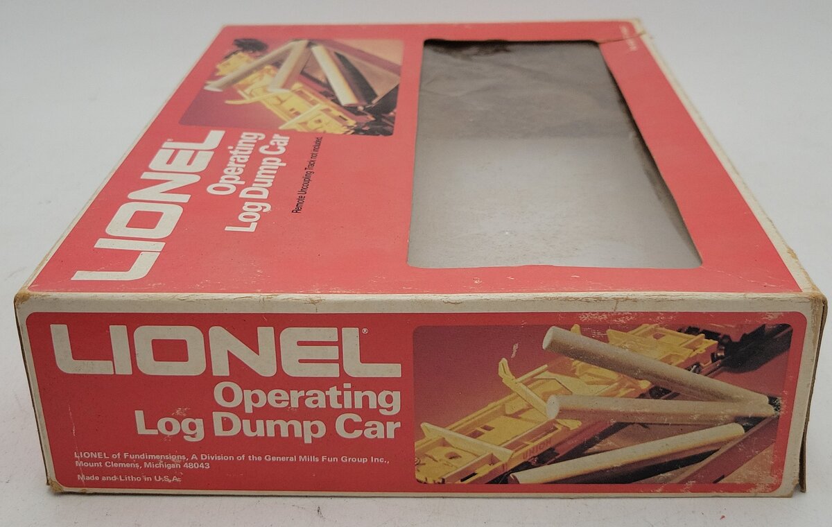 Lionel 6-9310 AT&SF Operating Log Dump Car EX/Box