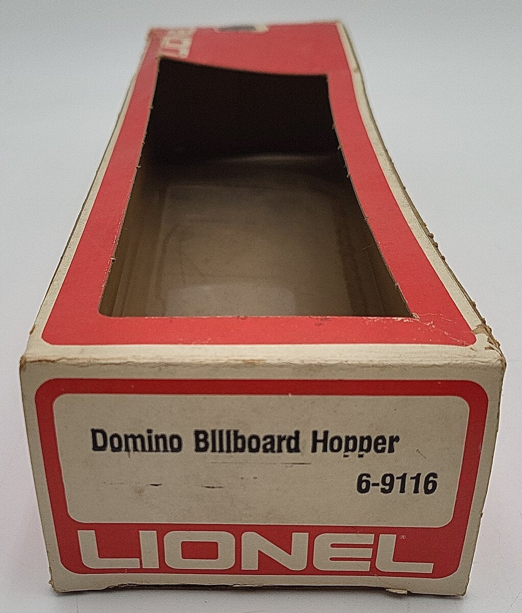 Lionel 6-9116 O Gauge Domino Sugar 4-Bay Hopper #9116 VG/Box