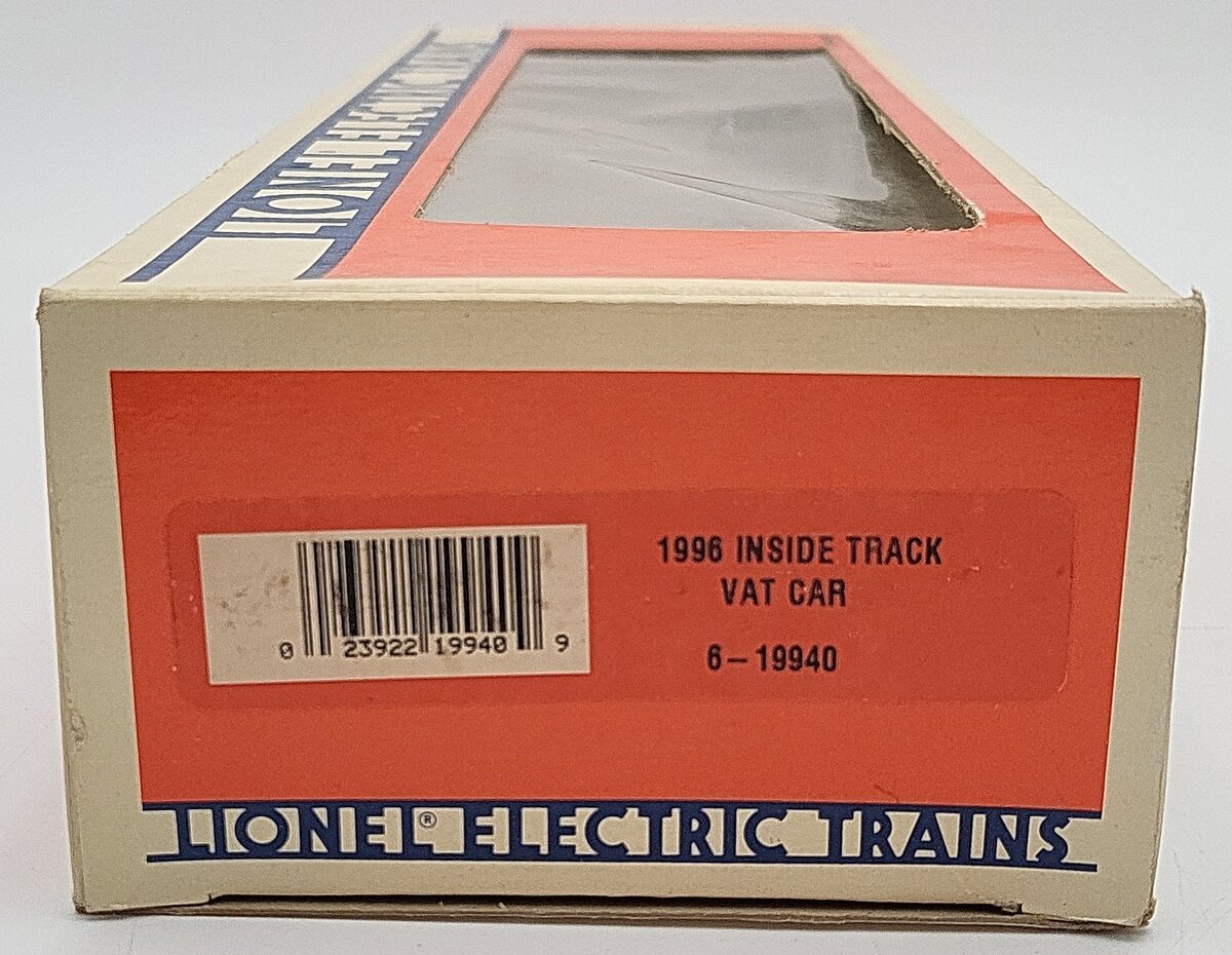 Lionel 6-19940 O Gauge Lionel Railroader Club Vat Car EX/Box
