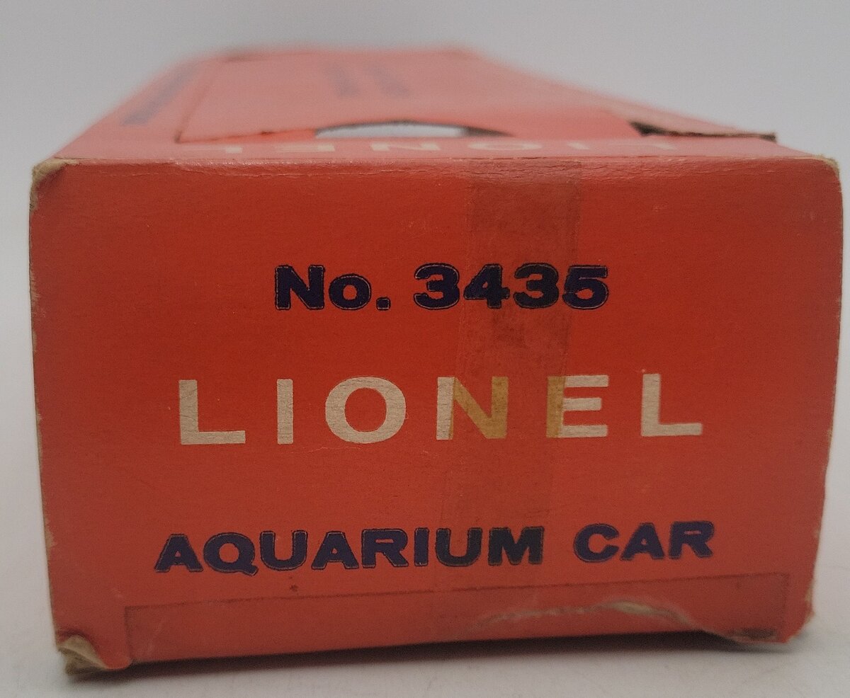 Lionel 3435 Vintage O Operating Traveling Aquarium Car VG/Box