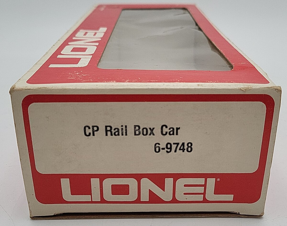 Lionel 6-9748 O Gauge CP Rail Blue Boxcar #9748 VG/Box