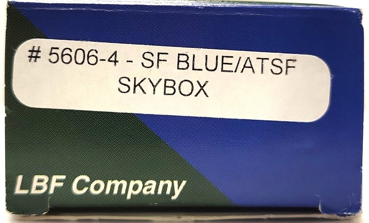 LBF 5603-1 N Scale ATSF Tuscan Skybox Car #90431 LN/Box