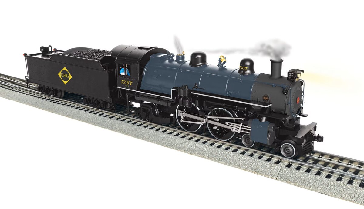 Lionel 2531620 O Erie LEGACY A6 Atlantic 4-4-2 Steam Locomotive #537 w/Bluetooth LN/Box