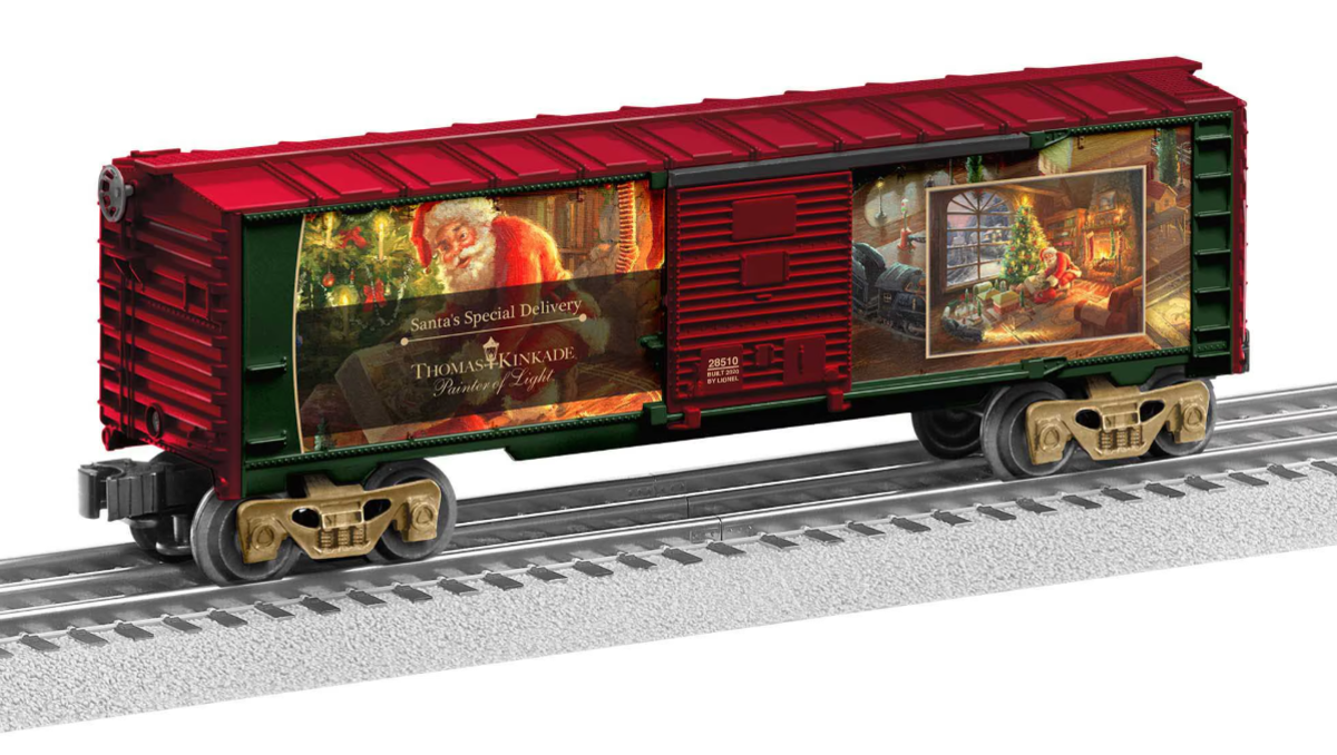 Lionel 2028510 O Thomas Kinkade Santa's Special Delivery Boxcar LN/Box