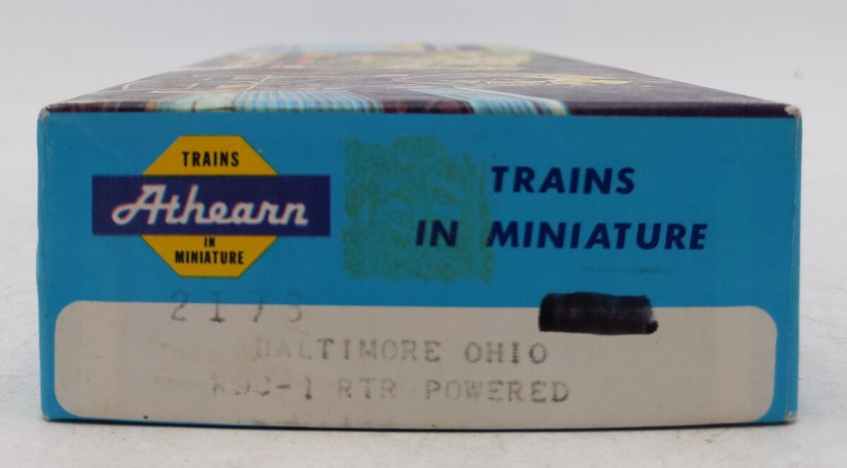 Athearn 2173 HO Baltimore and Ohio RDC-1 Powered Rail Diesel Car EX/Box