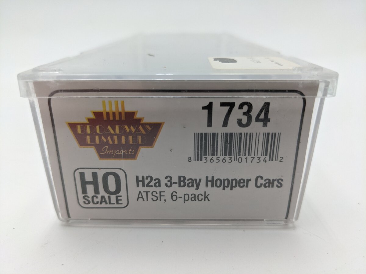 Broadway Limited 1734 HO Santa Fe Class H2a 3-Bay Hopper # 181095 EX/Box