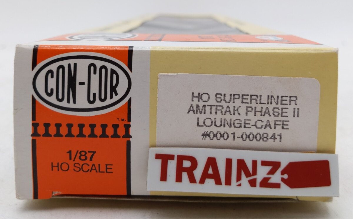 Con-Cor 0001-000841 HO Amtrak Superliner Phase II Lounge-Cafe Car-Kit LN/Box