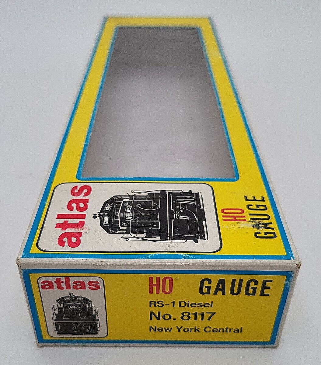 Atlas 8117 HO New York Central RS-1 Diesel Locomotive #8105 EX/Box