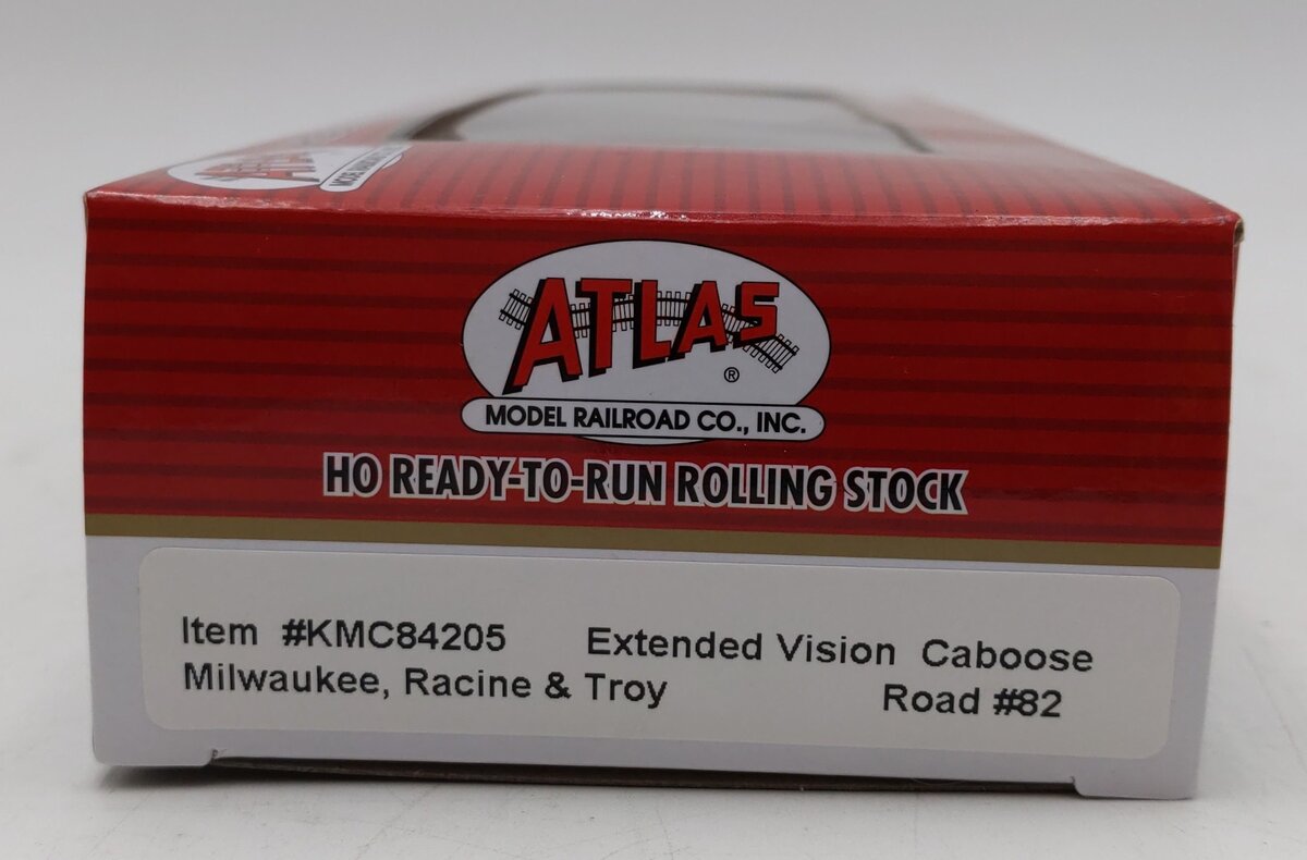 Atlas #KMC84205 HO Scale Milwaukee, Racine & Troy Extended Vision Caboose #82 LN/Box