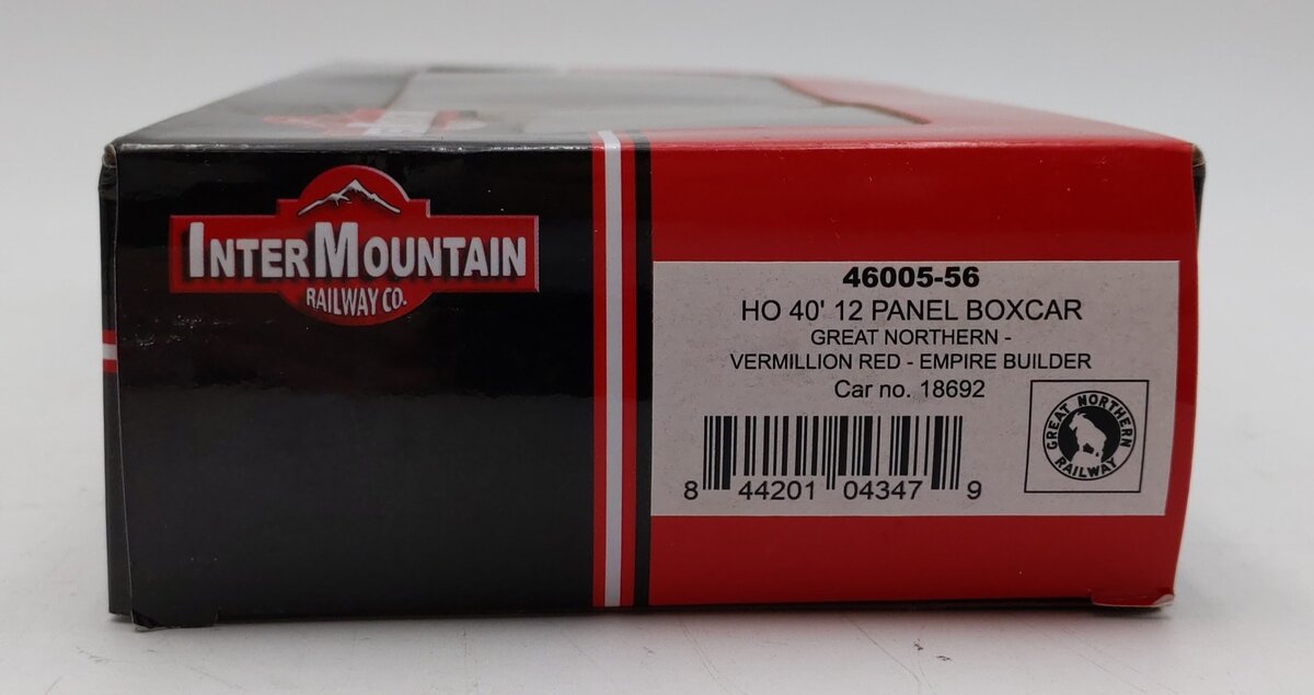 InterMountain 46005 HO 40' 12 Panel Box, GN/Vermillion EX/Box
