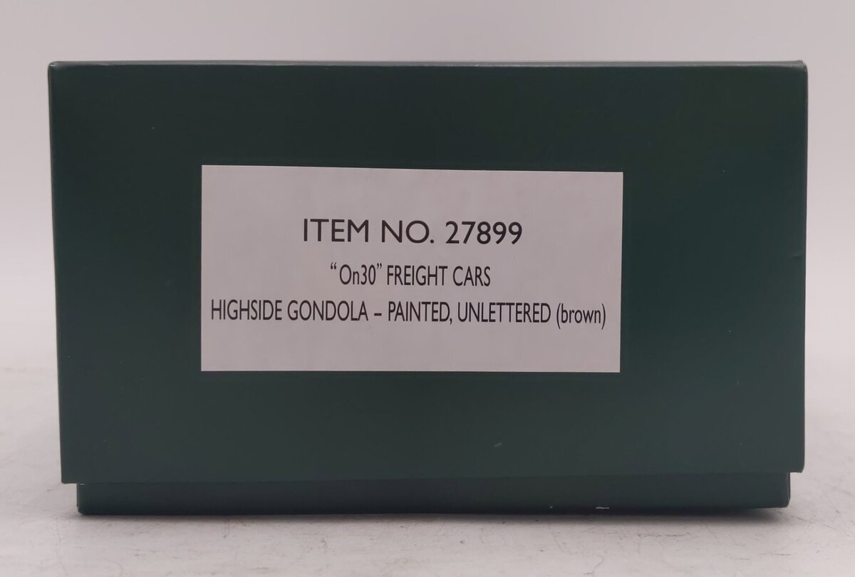 Bachmann 27899 On30 Painted & Unlettered High Side Gondola w/Load (brown) NIB