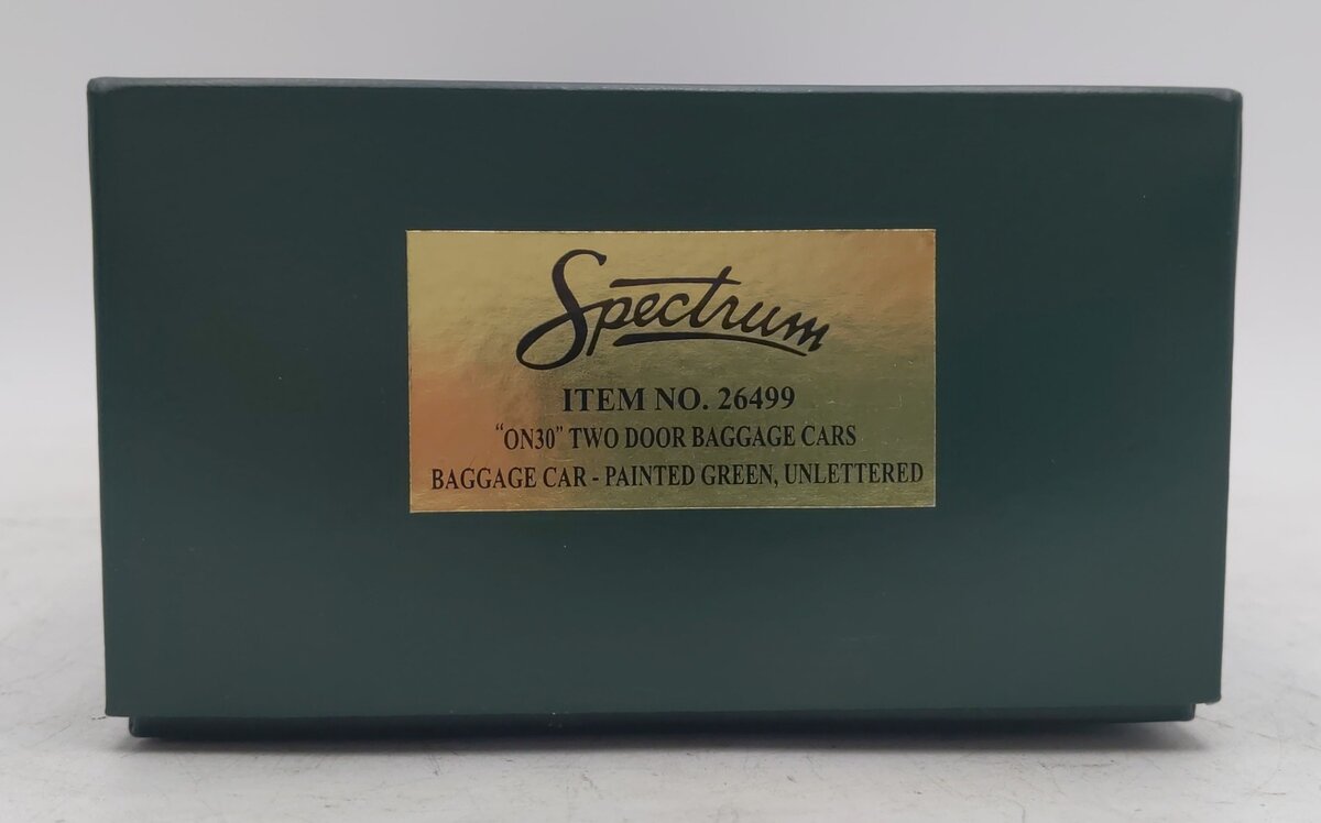 Bachmann 26499 On30 Painted & Unlettered Two-Door Baggage Car NIB