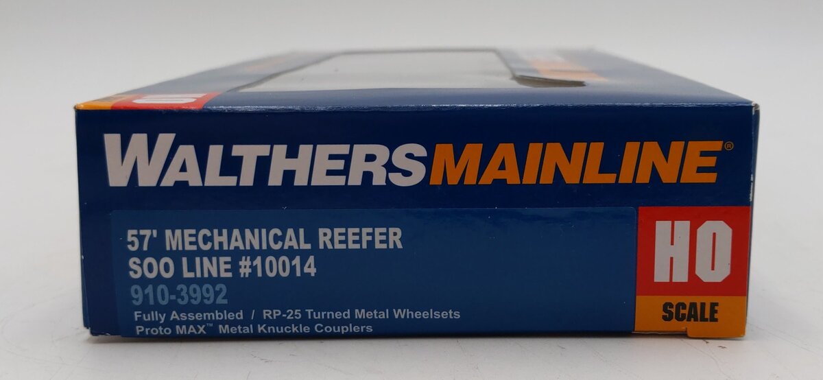 Walthers 910-3992 HO Soo Line 57' Mechanical Reefer Ready to Run #10014 LN/Box