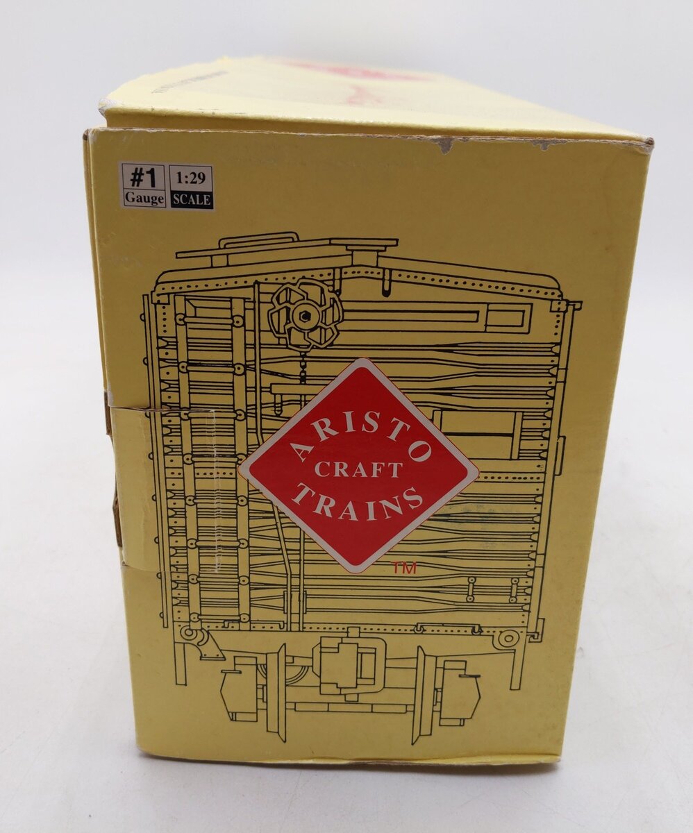 Aristo-Craft 46202 G Scale Schlitz Refrigerator Car (Plastic Wheels) EX/Box