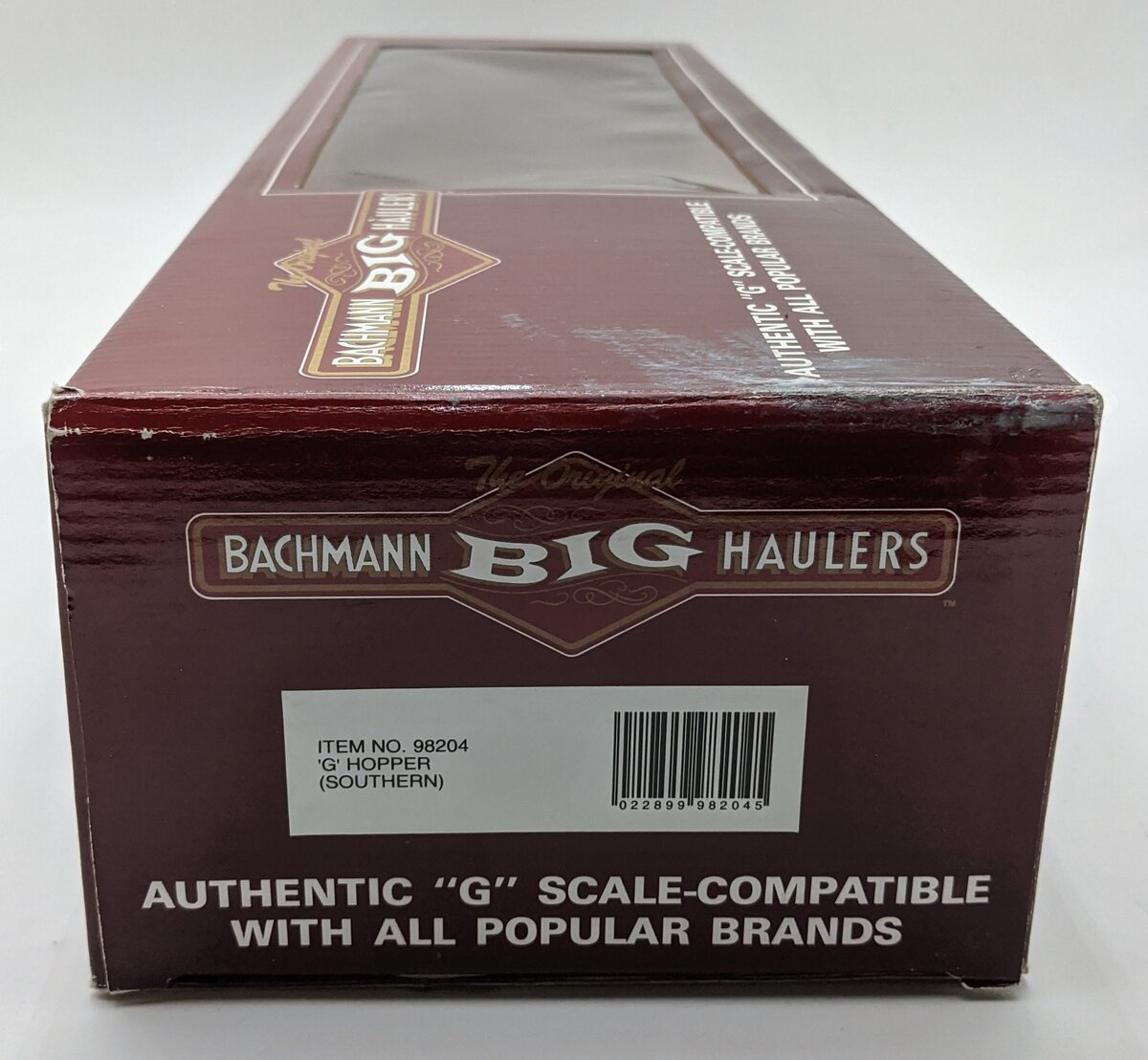 Bachmann 98204 G Southern 3 Bay Hopper with Coal Load #390235 (Metal Wheels) NIB