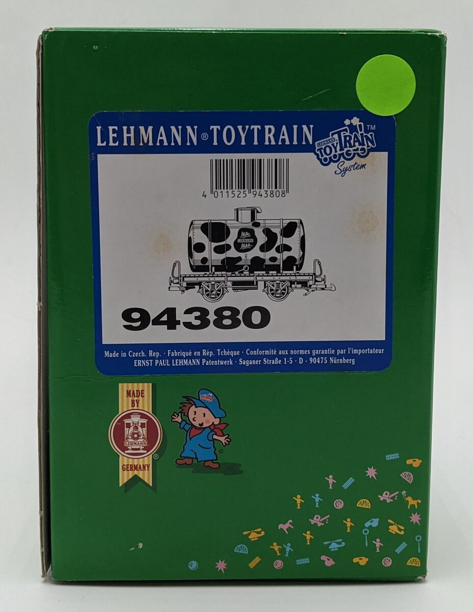 LGB 94380 G Scale Toy Train Milk Tank Car NIB