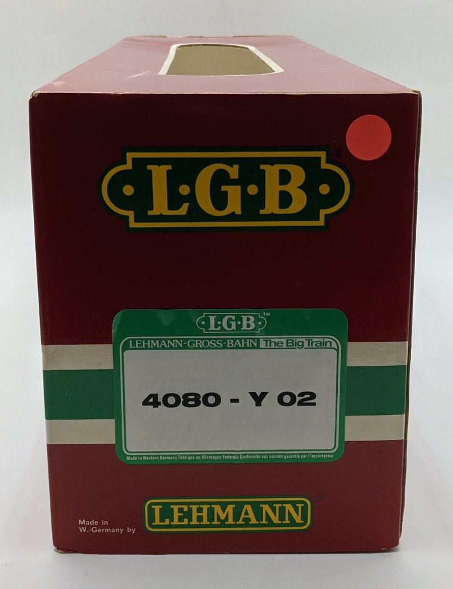LGB 4080-Y02 G Scale UTLX Gramps Single Dome Tank Car VG/Box