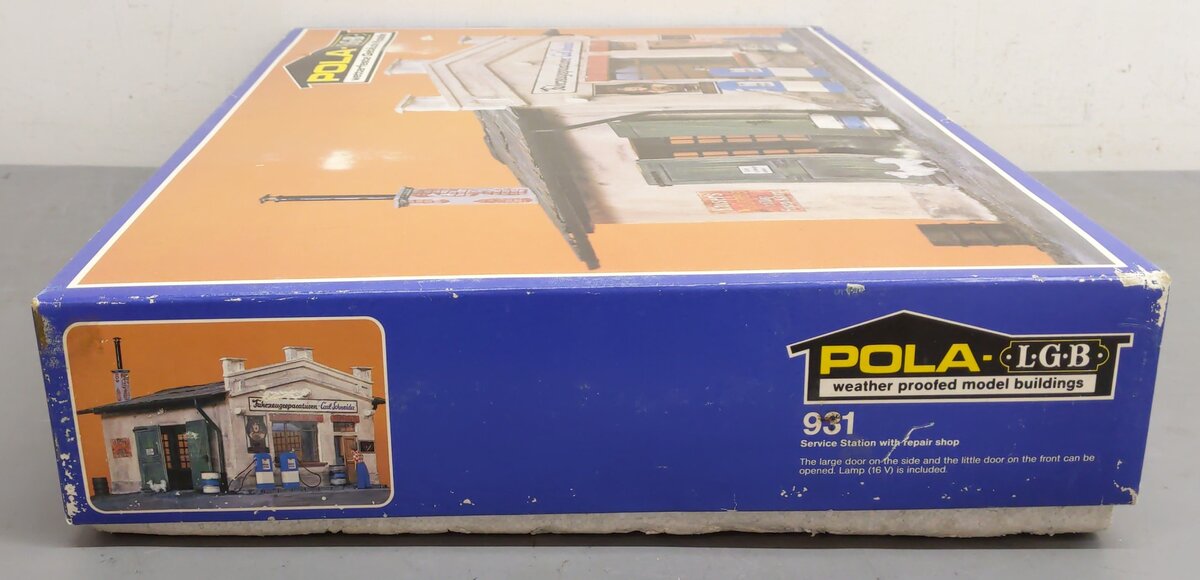 Pola 931 G Scale Service Station and Repair Shop LN/Box