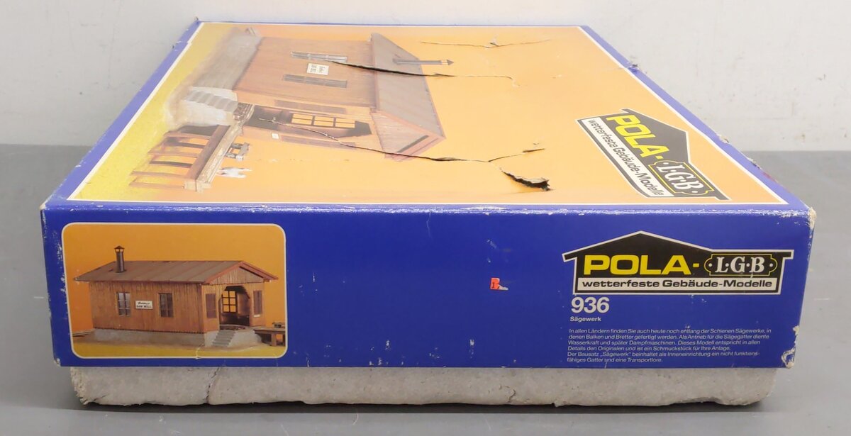 Pola 936 G Scale Bobby's Saw Mill Building Kit LN/Box
