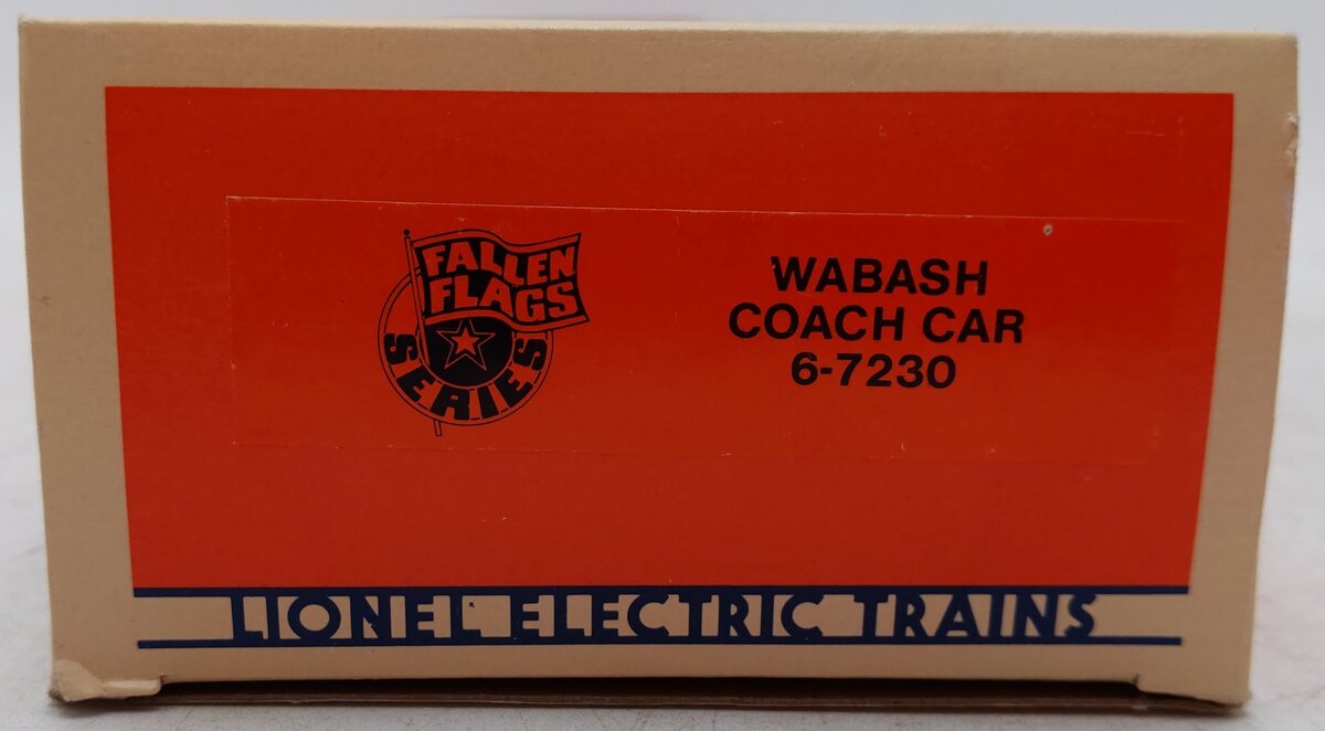 Lionel 6-7230 O Gauge Wabash "City of Peru" Passenger Car EX/Box