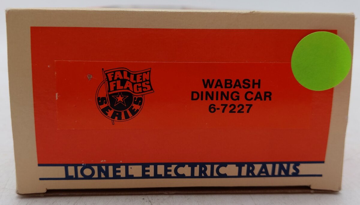 Lionel 6-7227 O Gauge Wabash Café Lounge Car #7227 EX/Box
