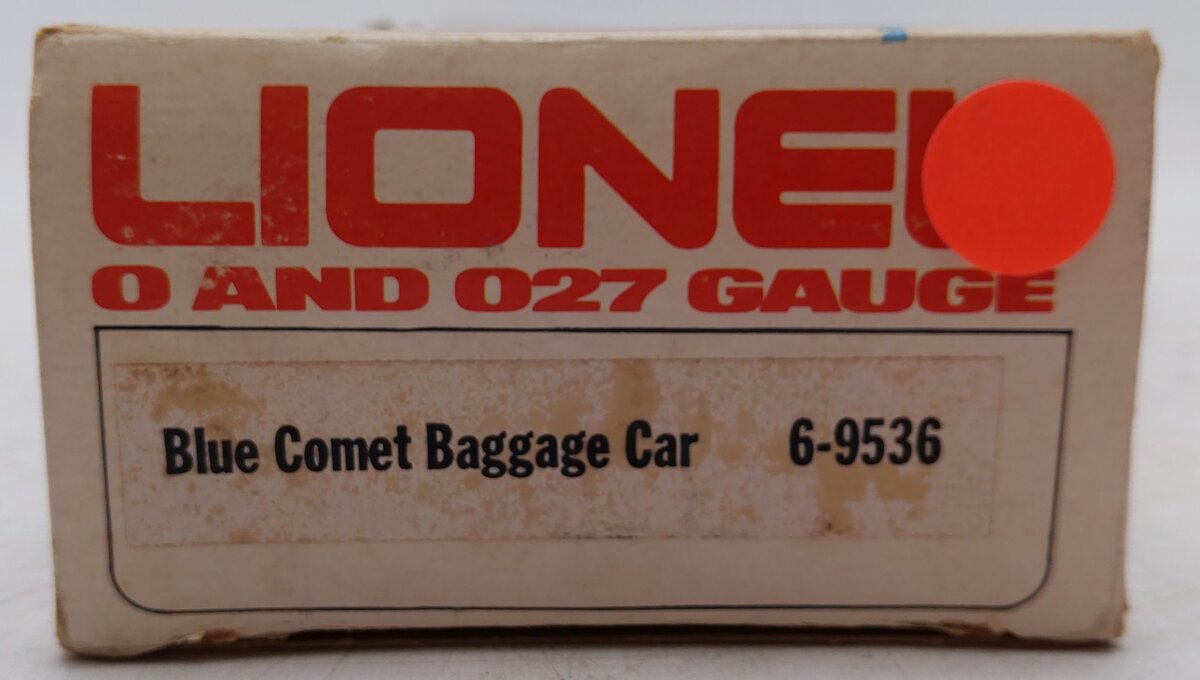 Lionel 6-9536 O Gauge Blue Comet "Barnard" Baggage Car EX/Box