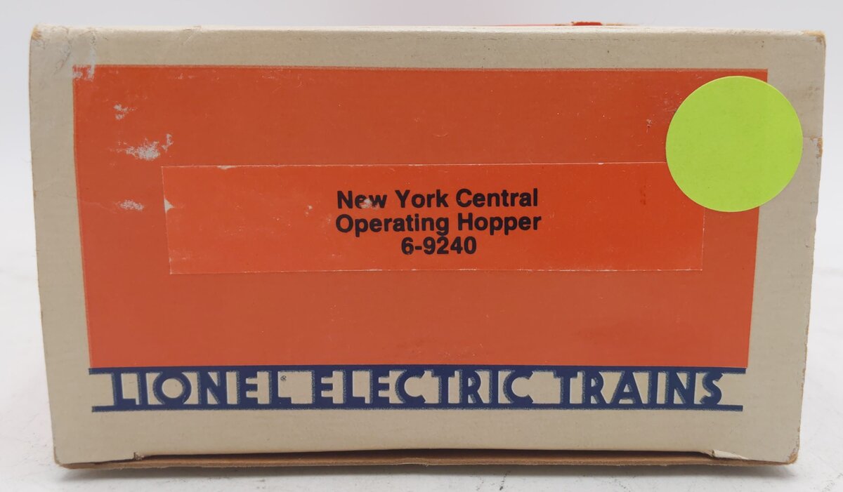 Lionel 6-9240 O Gauge New York Central 2-Bay Operating Hopper #9240 VG/Box