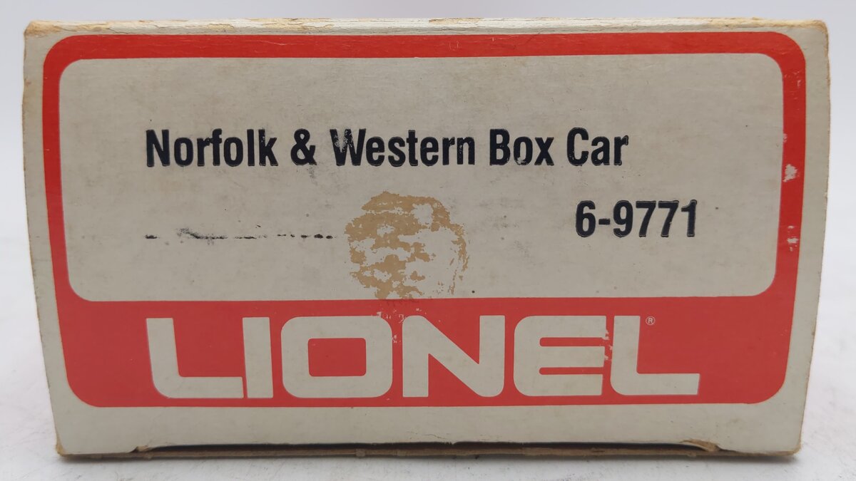 Lionel 6-9771 O Gauge Norfolk and Western Boxcar VG/Box