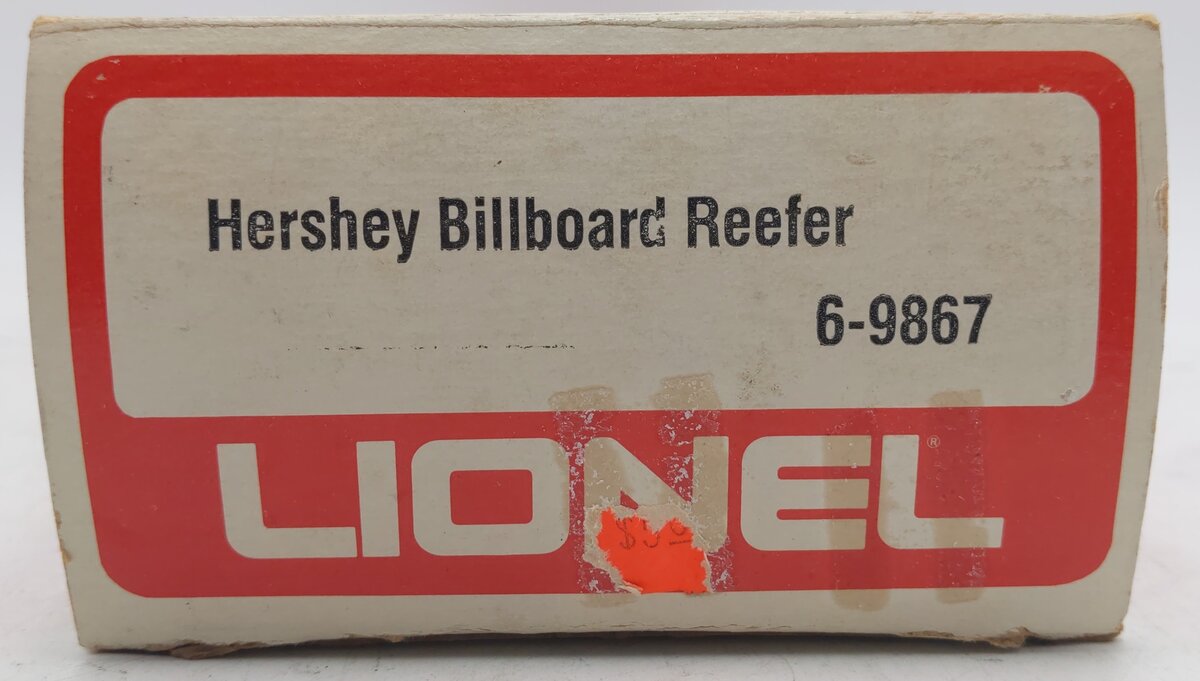Lionel 6-9867 O Gauge Hershey's Chocolate Billboard Reefer Car #9867 LN/Box