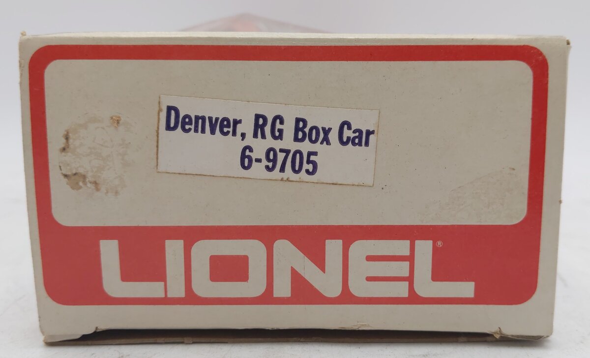 Lionel 6-9705 O Gauge Denver & Rio Grande Western Box Car EX/Box
