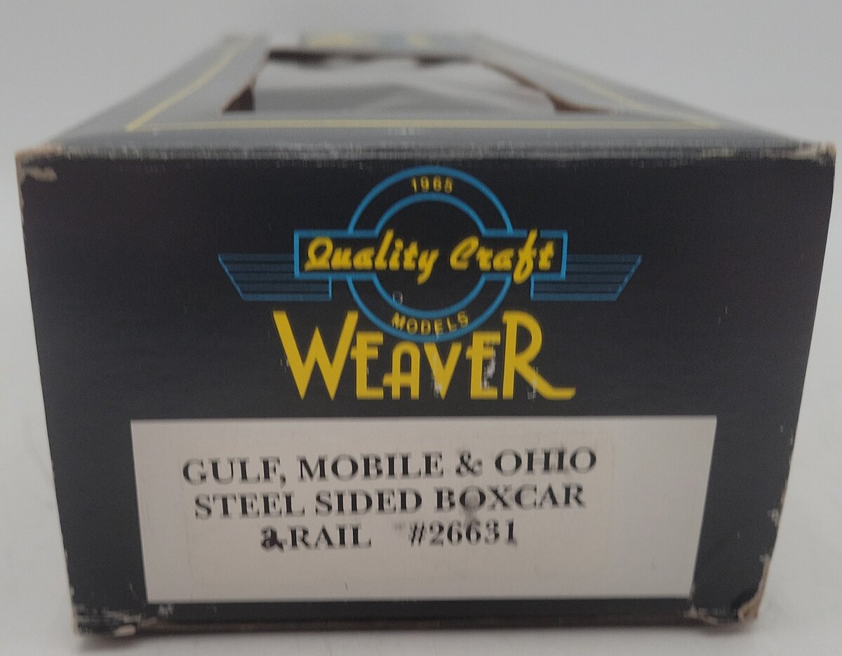 Weaver O Scale Gulf Mobile & Ohio Boxcar #26631 (2-Rail) EX/Box