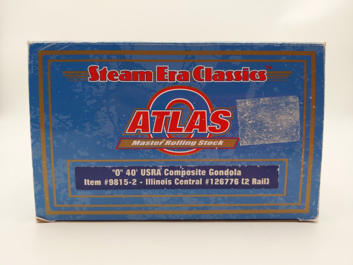 Atlas 9815-2 O Scale IC 40' USRA Composite Gondola #126776 (2-Rail) EX/Box