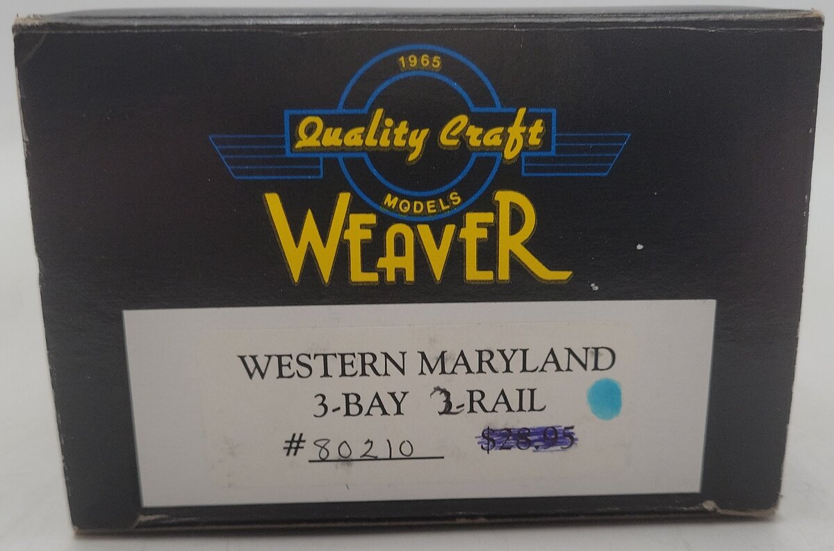 Weaver O Gauge Western Maryland 2-Rail Hopper Car #80210 EX/Box