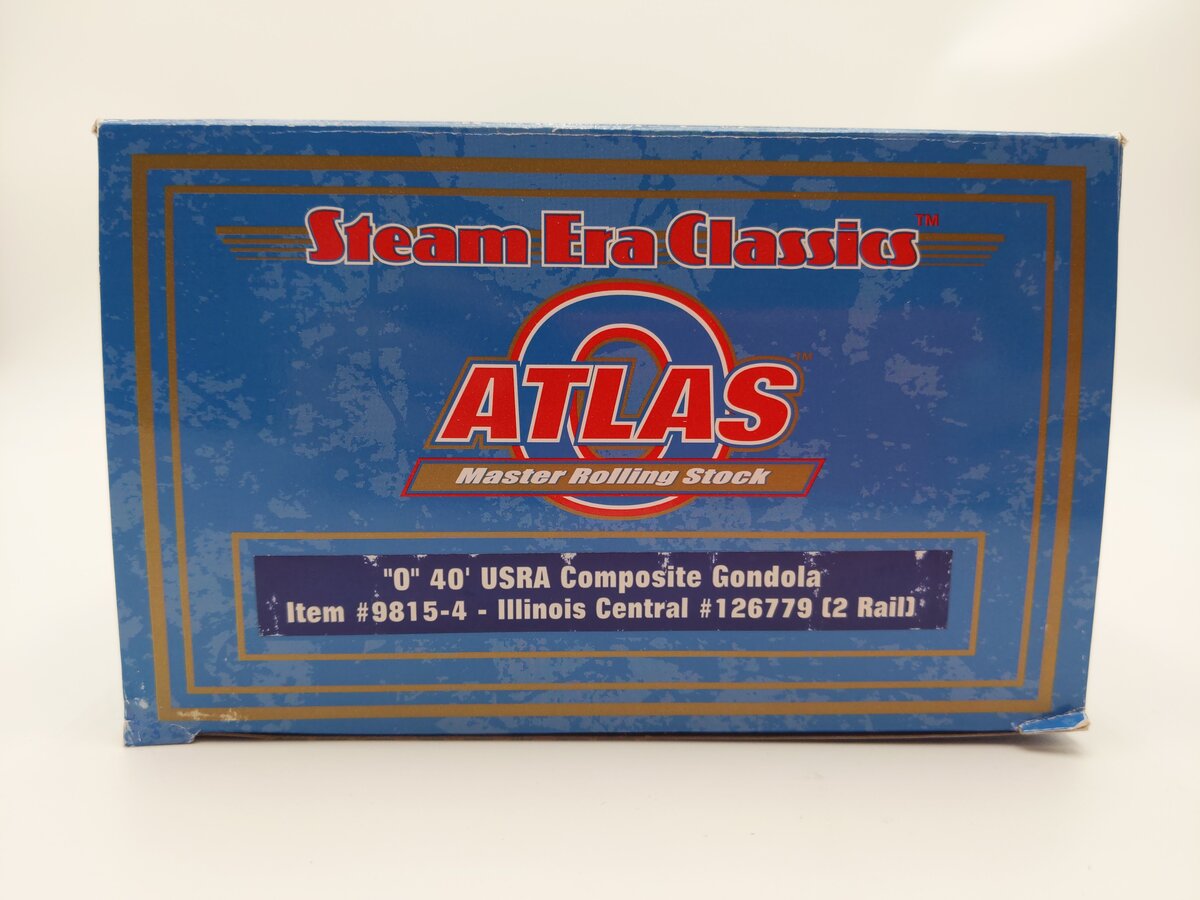 Atlas 9815-4 O Scale IC 40' USRA Composite Gondola #126779 (2-Rail) LN/Box