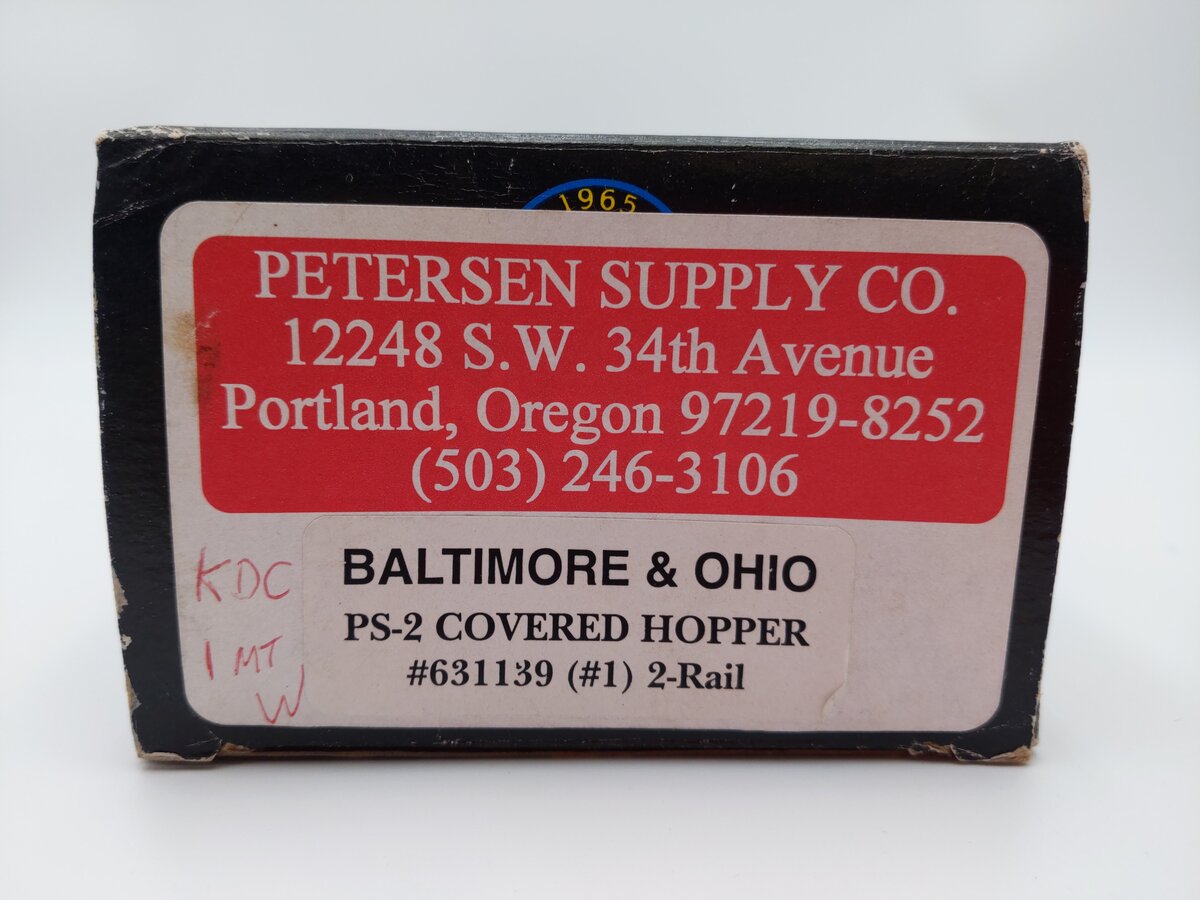 Weaver O Scale Baltimore & Ohio PS-2 Covered Hopper #631139 (2-Rail) EX/Box