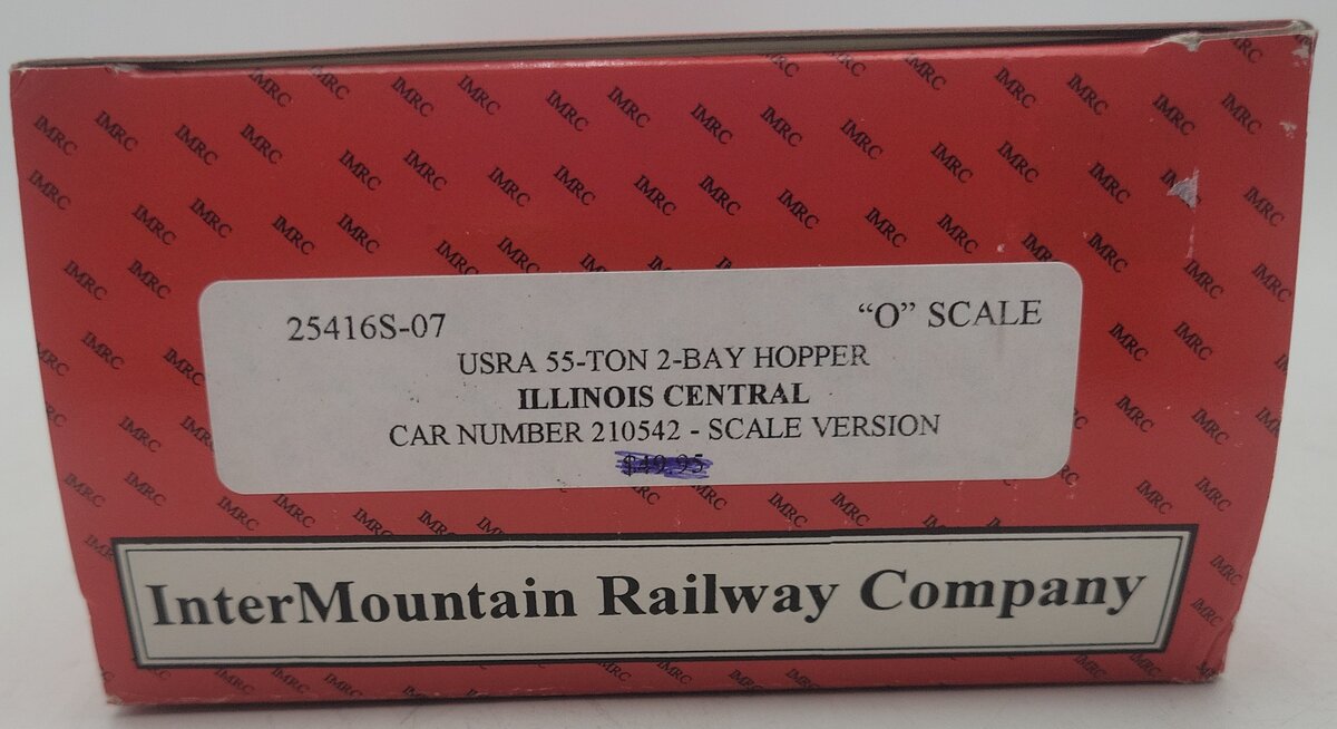 InterMountain 25416S-07 O IC USRA 55-Ton 2-Bay Hopper #210542 (2-Rail) EX/Box