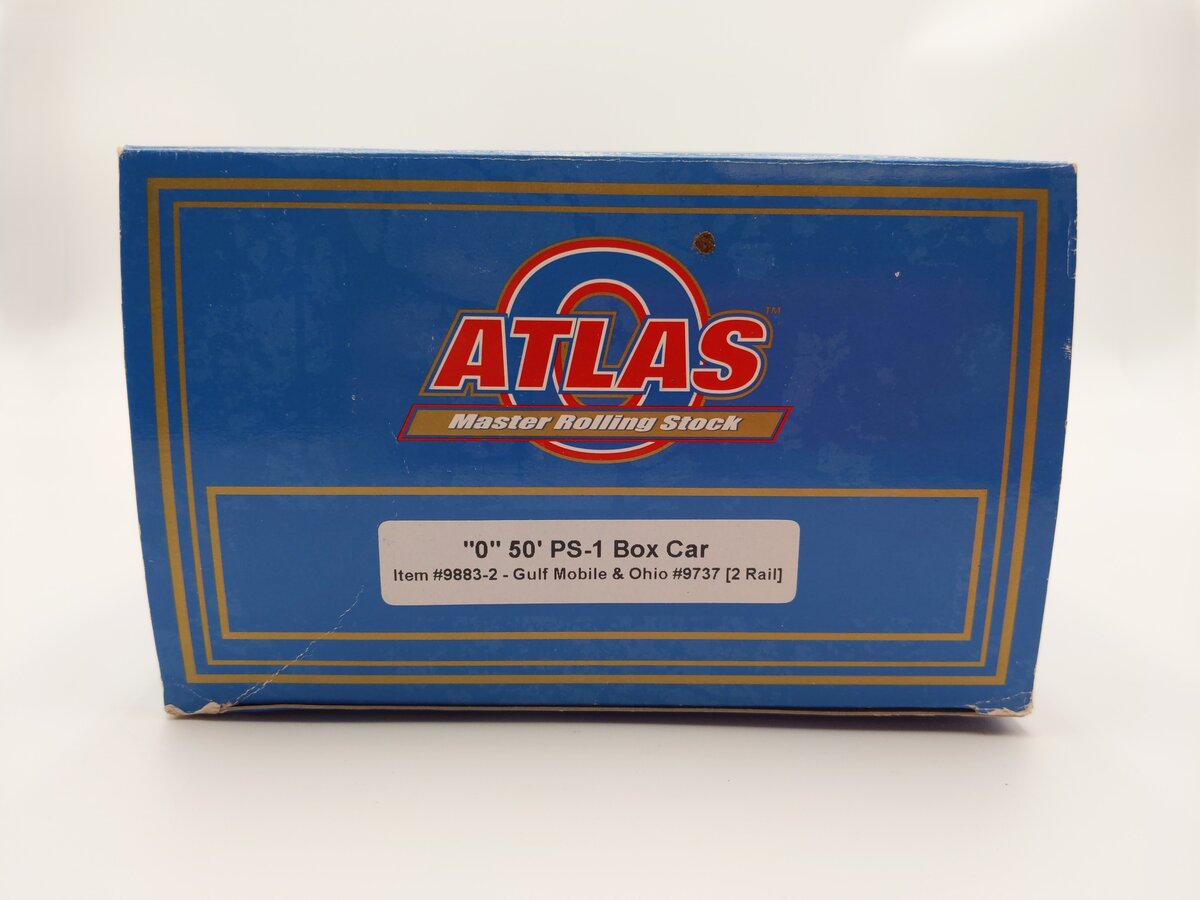 Atlas 9883-2 O Scale Gulf Mobile & Ohio PS-1 Boxcar #9737 (2-Rail) LN/Box