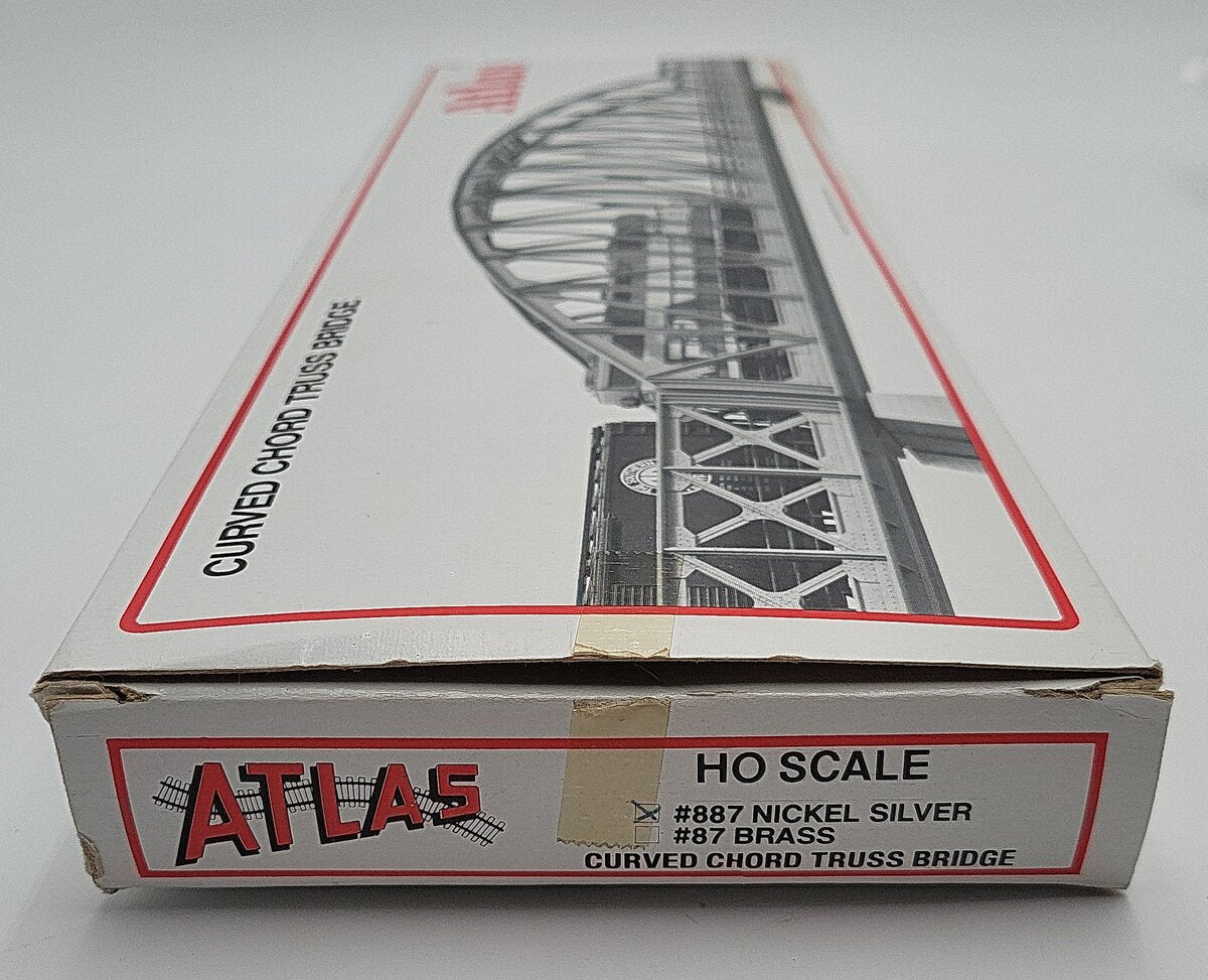 Atlas 887 HO Scale Code 100 Curved Chord Truss Bridge Kit LN/Box