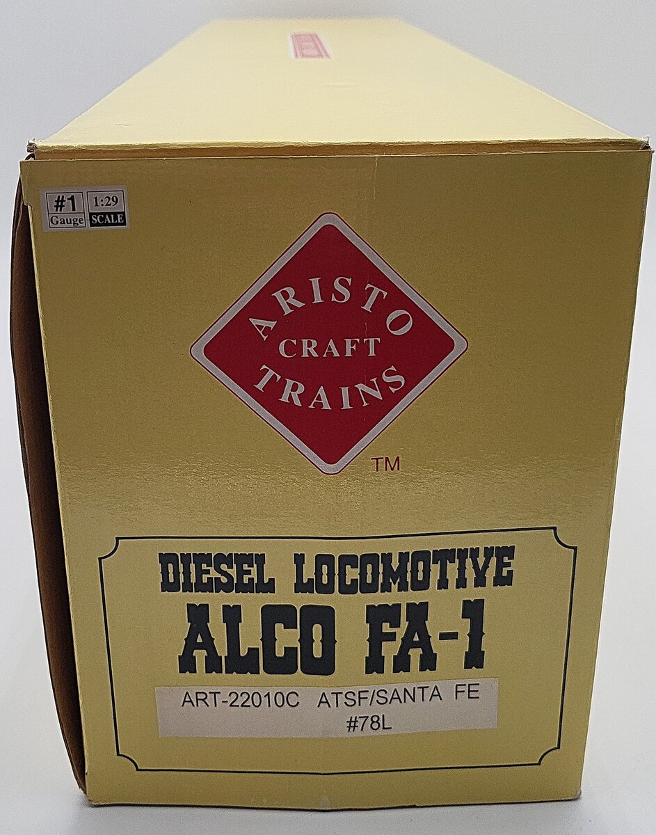 Aristo-Craft Art-22010C G Scale ATSF Alco FA-1 Diesel Locomotive #78L LN/Box