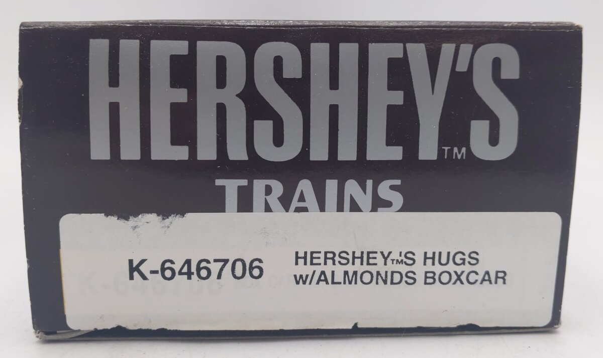 K-Line K-646706 O Hershey Hugs w/Almonds Boxcar EX/Box