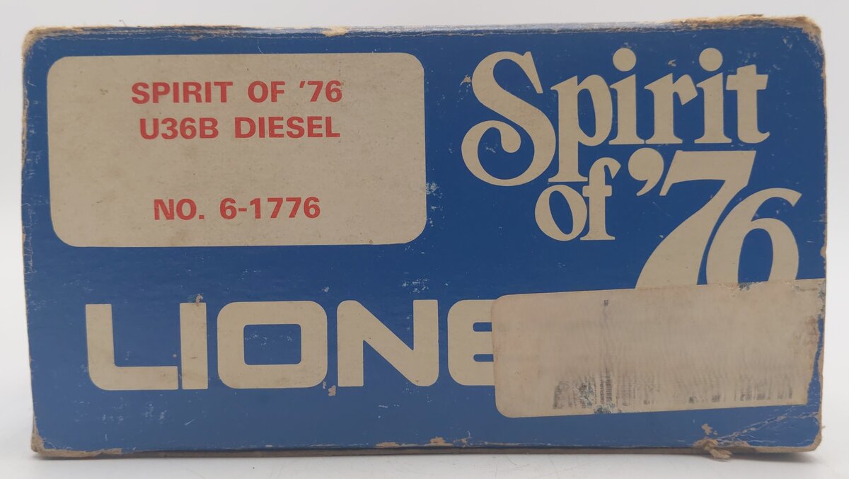 Lionel 6-1776 O Gauge Spirit of 76 Seaboard Coast Line U36B Diesel Locomotive VG/Box
