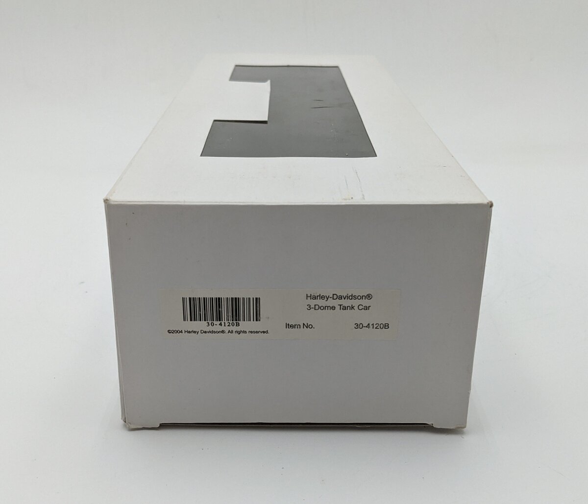 MTH 30-4120B O Gauge Harley Davidson 3-Dome Tank Car LN/Box