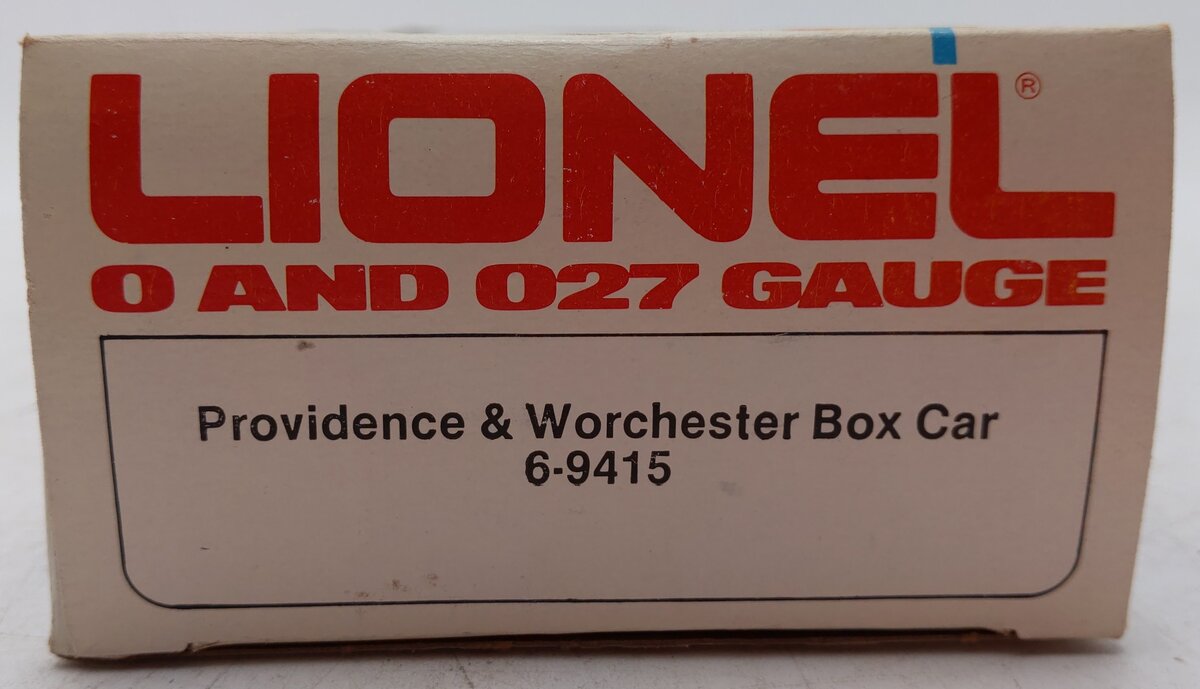 Lionel 6-9415 O Gauge Providence & Worcester Boxcar EX/Box
